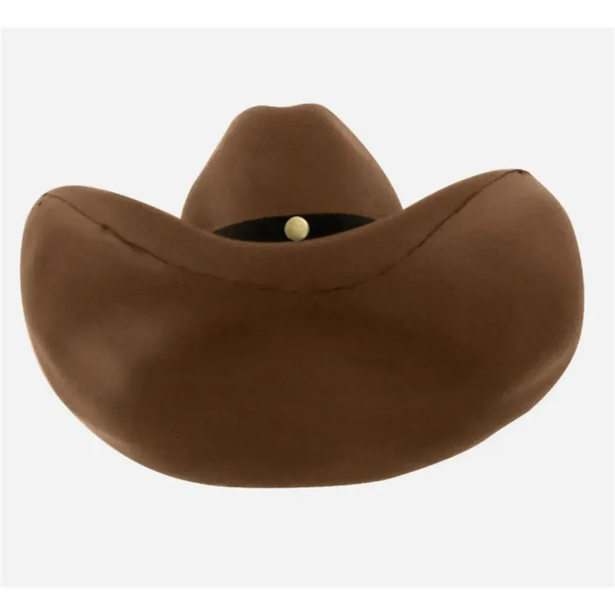 ALCR187 Brown Cowboy Hat Stress Reliever